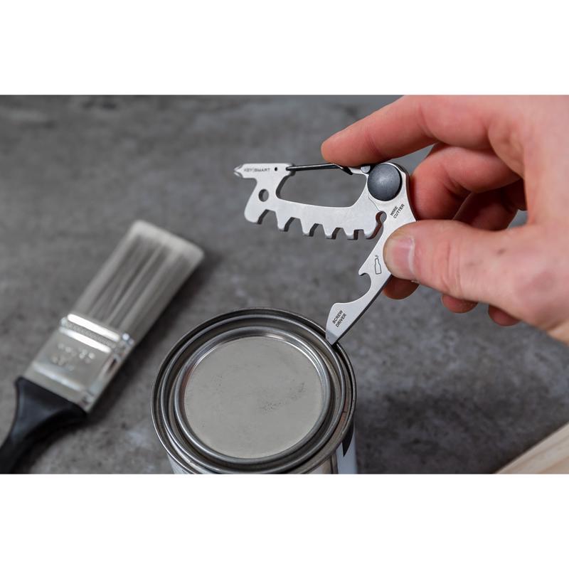 KeySmart AllTul Stainless Steel Silver Raptor Multi-Tool Key