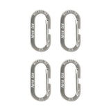 Nite Ize Micro Link Stainless Steel Silver Carabiner Key Chain