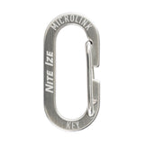 Nite Ize Micro Link Stainless Steel Silver Carabiner Key Chain