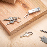 Nite Ize Micro Link Stainless Steel Silver Carabiner Key Chain