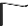 BRCKT SHELF STL BLK 10"