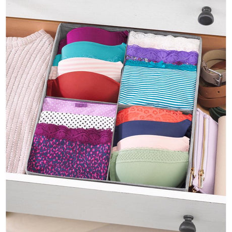 Whitmor 3.93 in. H X 12 in. W X 13.78 in. L Cardboard/Fabric Closet Organizer