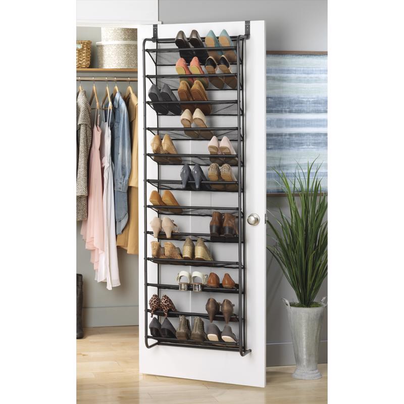 Whitmor 69 in. H X 21.63 in. W X 7.5 in. L Metal Hanging Shoe Organizer