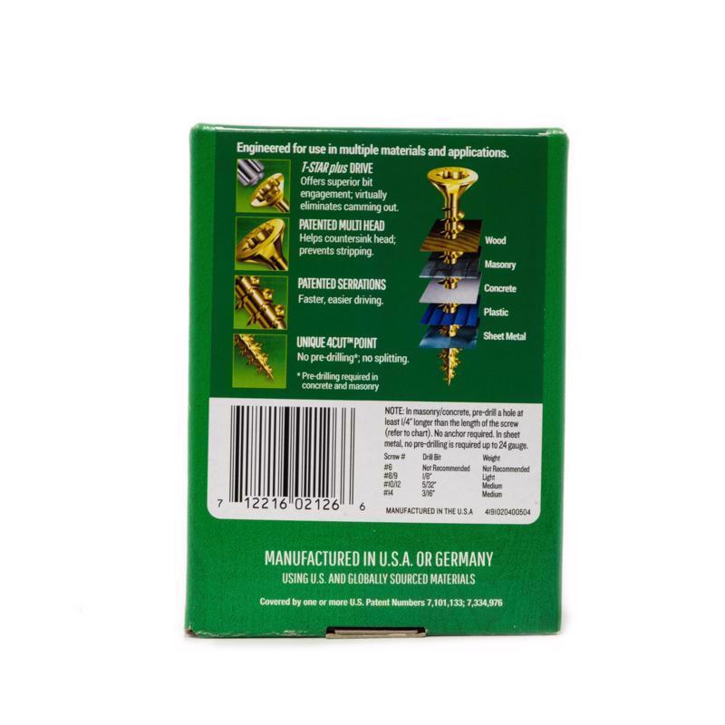 SPAX Multi-Material No. 8 in. X 2 in. L T-20+ Flat Head Construction Screws 1 lb 161 pk