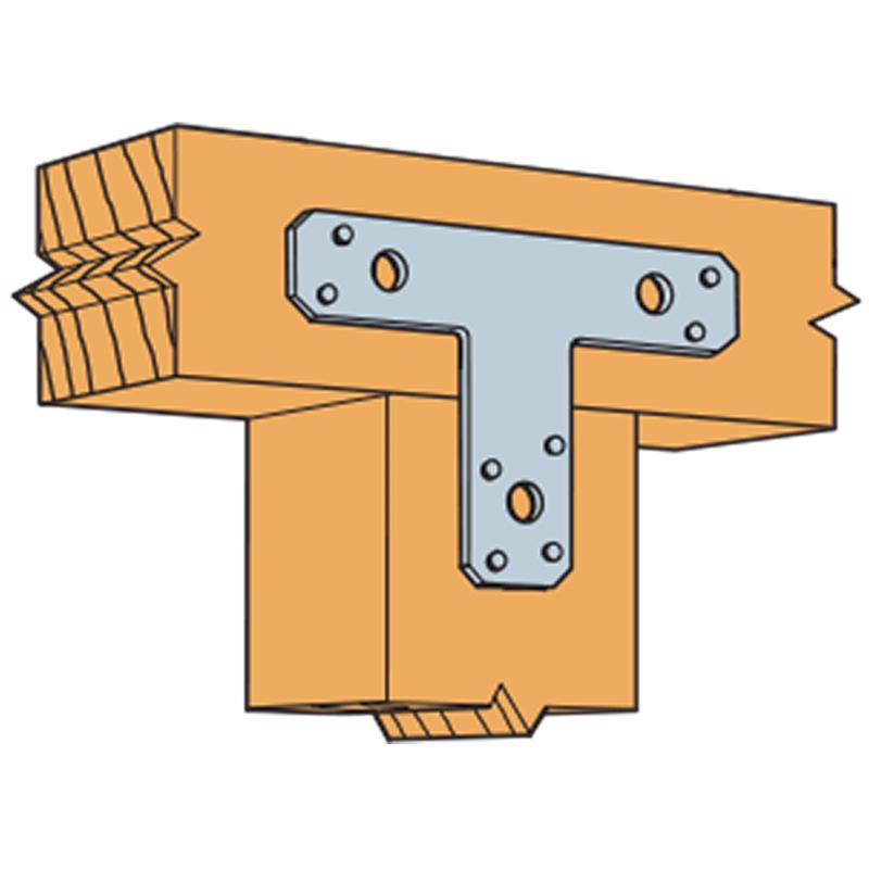 Simpson Strong-Tie 12 in. H X 12 in. W 14 Ga. Galvanized Steel T Strap