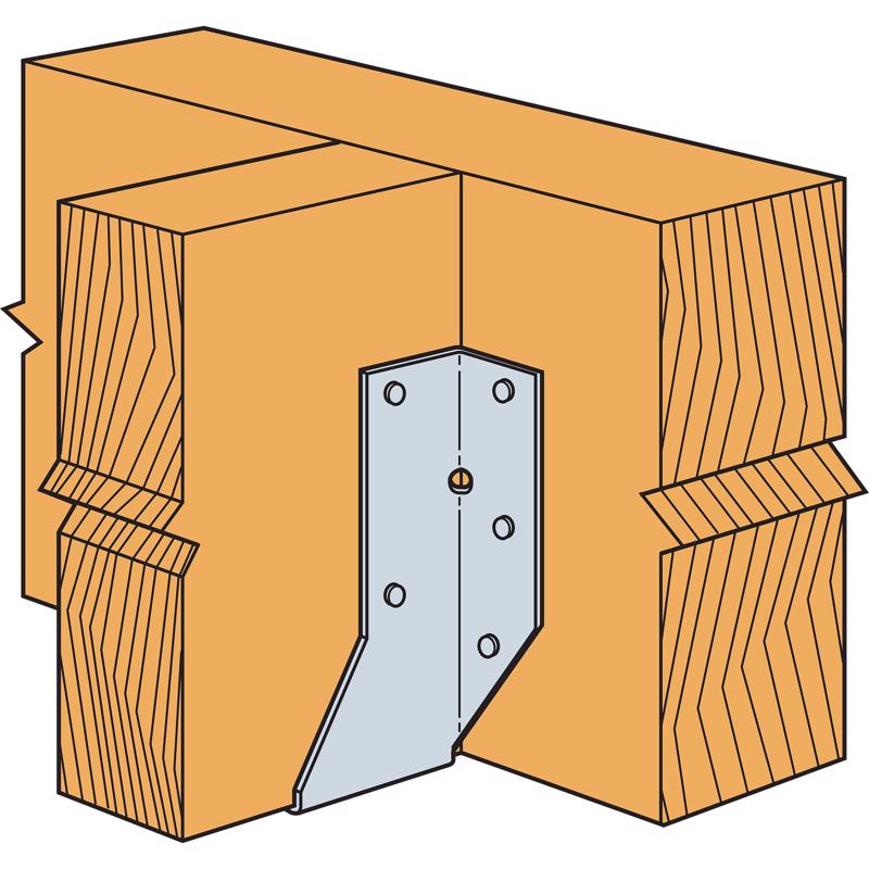 Simpson Strong-Tie 10.37 in. H X 3.56 in. W 14 Ga. Galvanized Steel Joist Hanger