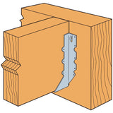 Simpson Strong-Tie 9.13 in. H X 2 in. W 16 Ga. Galvanized Steel Joist Hanger