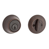 Kwikset SmartKey Security Venetian Bronze Metal Single Cylinder Deadbolt