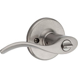 Kwikset SmartKey Security Wave Satin Nickel Entry Lever KW1 2-3/4 in.