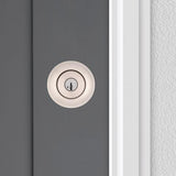 Kwikset SmartKey Security Satin Nickel Entry Knob KW1 2-3/4 in.