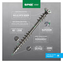 SPAX PowerDeck No. 10 cu in X 2-1/2 in. L Silver Star Trim Head Deck Screws 1 lb 83 pc