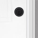 Kwikset SmartKey Security Matte Black Metal Double Cylinder Deadbolt