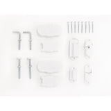 Regalo White 28.75 in. H X 40.5 in. W Metal Stairway Gate