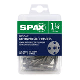 FLAT WASHER 1-1/4" 80PK