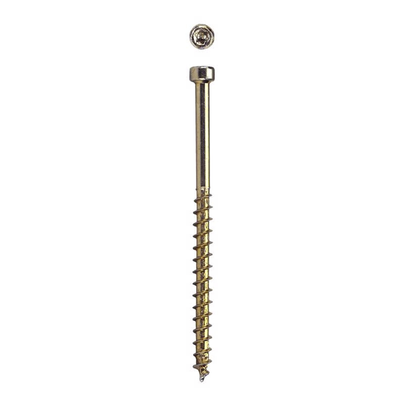 SPAX PowerTrim No. 8 in. X 2-1/2 in. L Star Round Head Trim Screws 100 pk