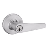 Kwikset Delta Satin Chrome Keyed Entry Lever 1-3/8 in.