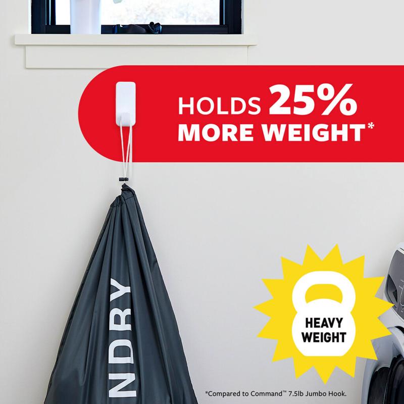 3M Command Extra Large Plastic Hook 4.47 in. L 1 pk