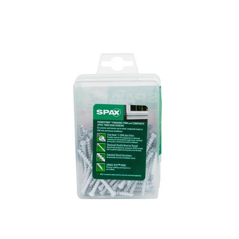 SPAX PowerTrim No. 8 Label X 2 in. L Star Trim Head Trim Screws 0.64 lb 100 pk