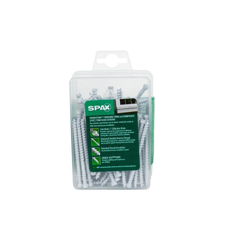 SPAX PowerTrim No. 8 Label X 2-1/2 in. L Star Trim Head Trim Screws 0.8 lb 100 pk