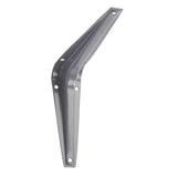 Hampton Gray Steel Shelf Bracket 18 Ga. 6 in. L 100 lb