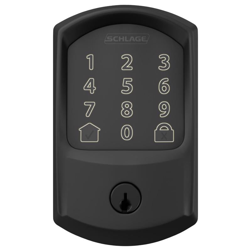 WIFI DEADBOLT MATTE BLK