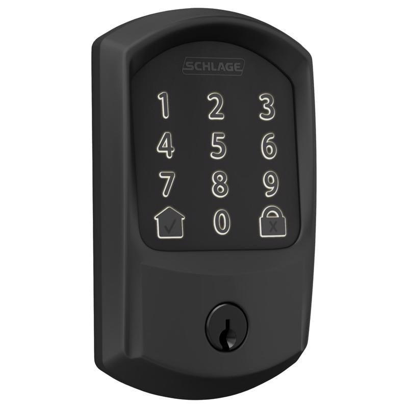 Schlage Encode Matte Black Metal Wifi Deadbolt