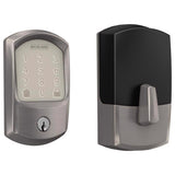 Schlage Encode Satin Nickel Metal WiFi Deadbolt with Greenwich Trim