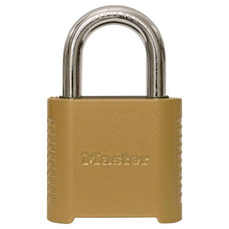4-DIAL COMBO PADLOCK GLD