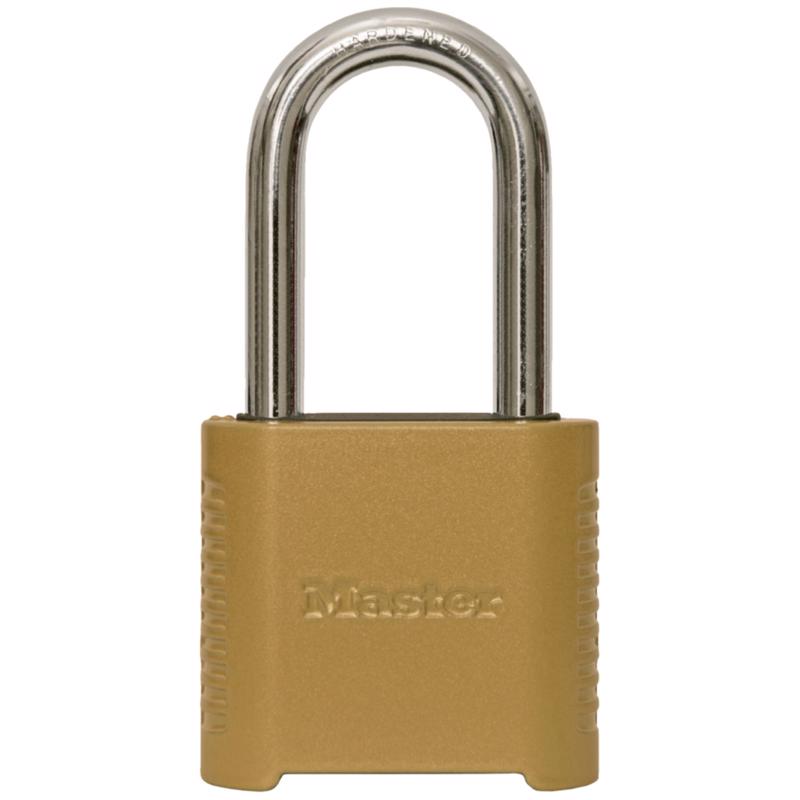 PADLOCK NUMRC GLD 5/16"