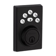 ELCTRNC DEADBLT MATT BLK