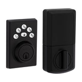 Kwikset Powerbolt Matte Black Zinc Electronic Deadbolt