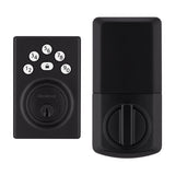 Kwikset Powerbolt Matte Black Zinc Electronic Deadbolt