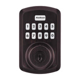 Kwikset SmartCode Venetian Bronze Zinc Electronic Deadbolt