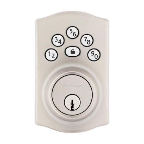 Kwikset Satin Nickel Metal Electronic Keypad Entry Lock