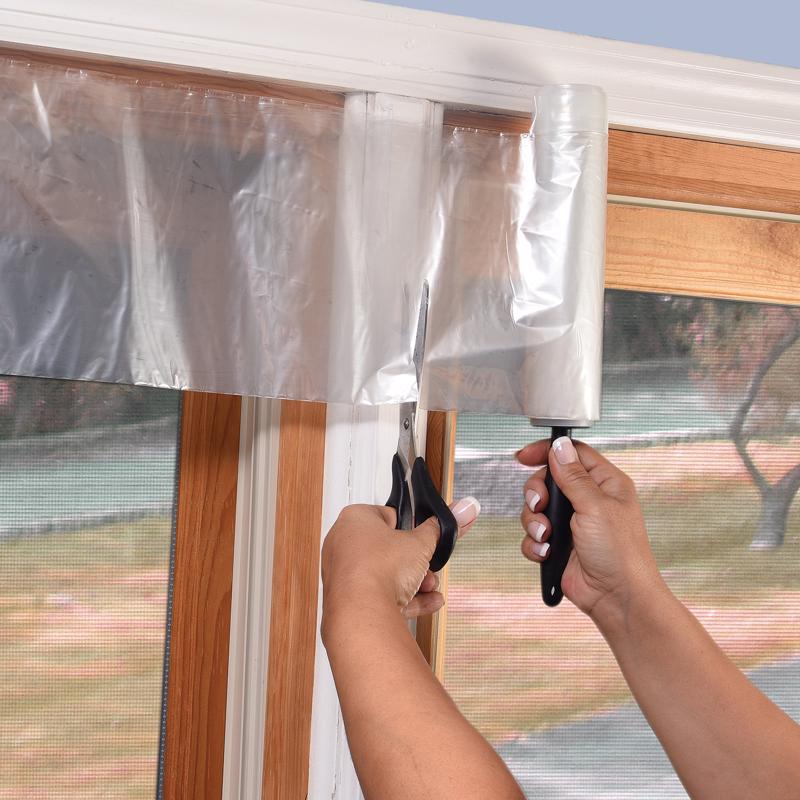 Frost King EZRoll Clear Indoor Window Film Insulator Kit 62 in. W X 126 in. L