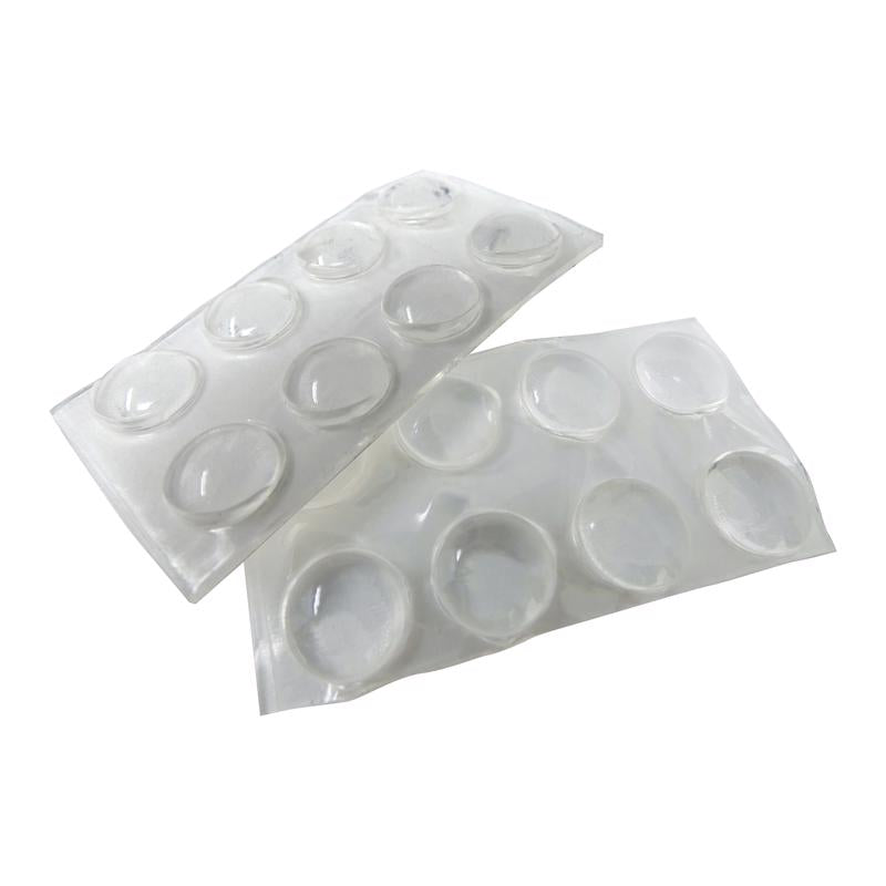 Ace Vinyl Self Adhesive Protective Pad Clear Round 3.6 in. W X 3/8 in. L 1 pk