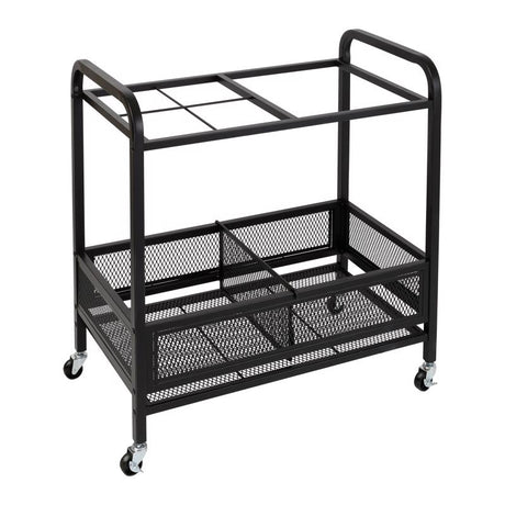UTILITY CART STL BLK 38"
