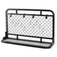 SHELF RACK SS MT BLK 30"