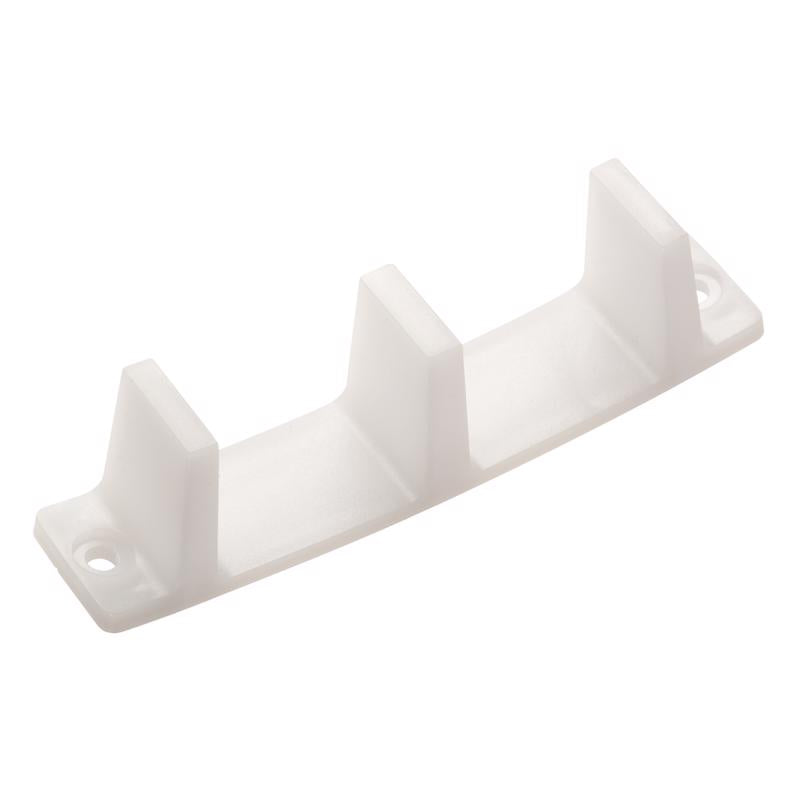 DOOR GUDE PLSTC WHT 3/8"