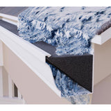 GutterFoam 5049387 5 x 48 in. Polyether Outdoor Foam Gutter Guard, Black, 8 Pack