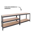 Ar Shelving Heavy Duty 71 in. H X 47.4 in. W X 24 in. D Metal Shelving Unit