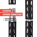 Ar Shelving Heavy Duty 71 in. H X 47.4 in. W X 24 in. D Metal Shelving Unit