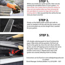 Rebel Gutter Guards 5 in. W X 39 ft. L Gray Aluminum Gutter Guard 1 pk