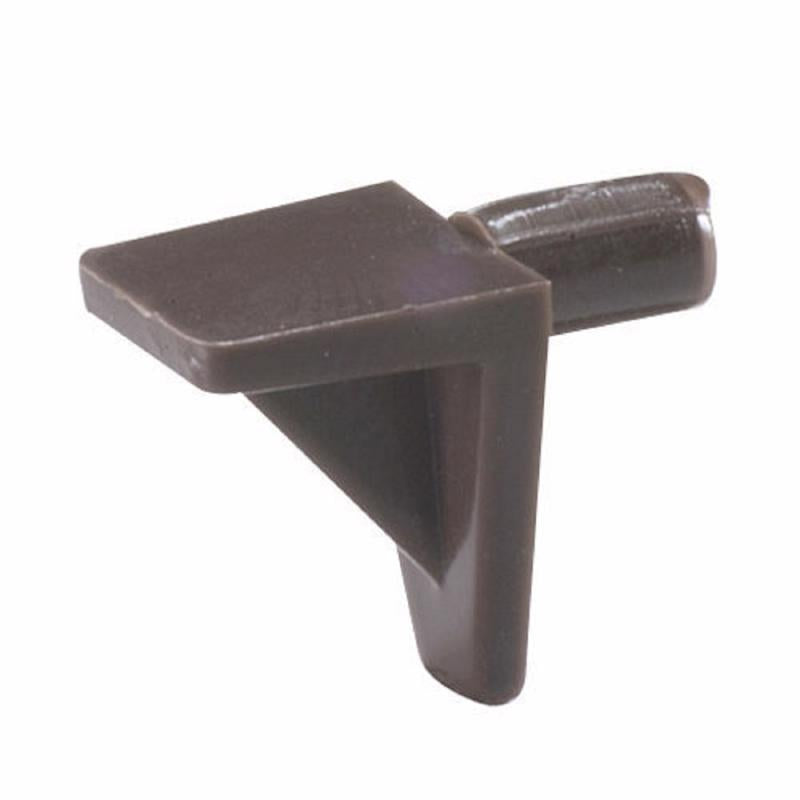 SHELF CLIPS PLS BRWN 8PK