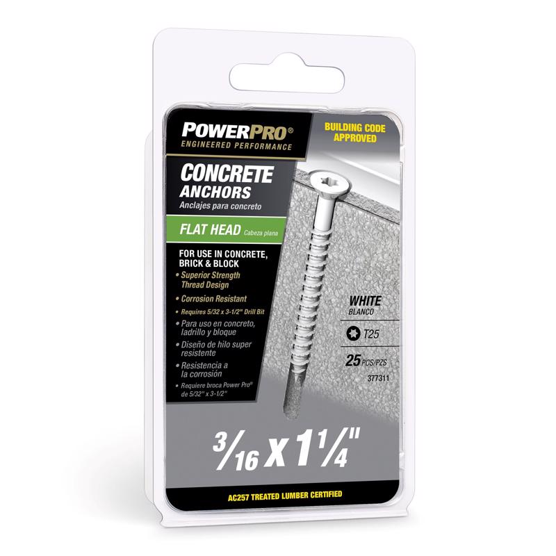 CNCRT SCRW ANCHR 1-1/4"