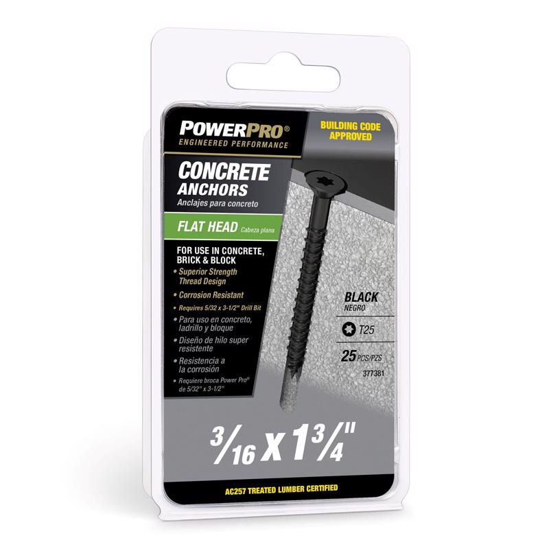 CONCRETE SCRW ANCHR 25PK