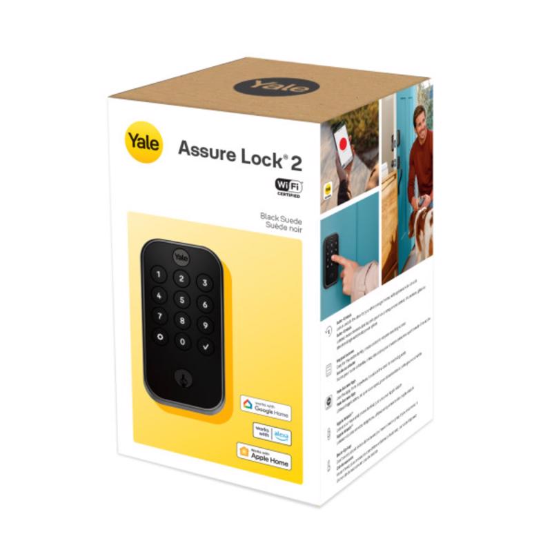 Yale Assure Lock 2 Matte Black Zinc Electronic Keypad Entry Lock
