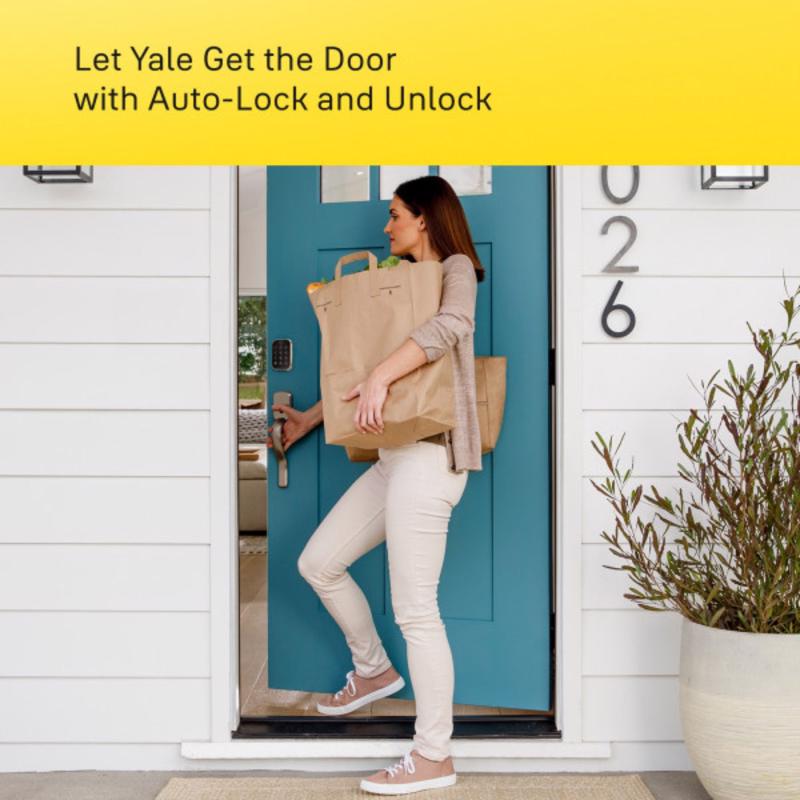 Yale Assure Lock 2 Matte Black Zinc Electronic Keypad Entry Lock