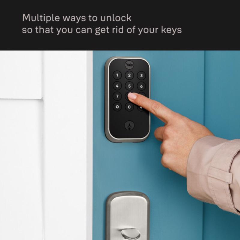 Yale Assure Lock 2 Matte Black Zinc Electronic Keypad Entry Lock