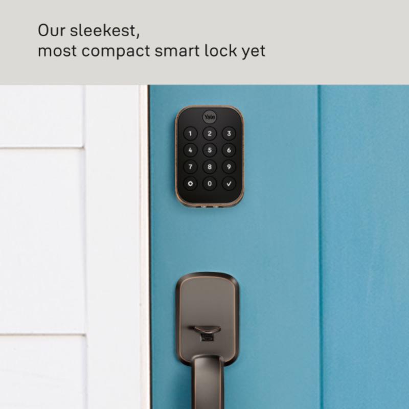 Yale Assure Lock 2 Matte Black Metal Bluetooth Keypad Entry Smart Lock